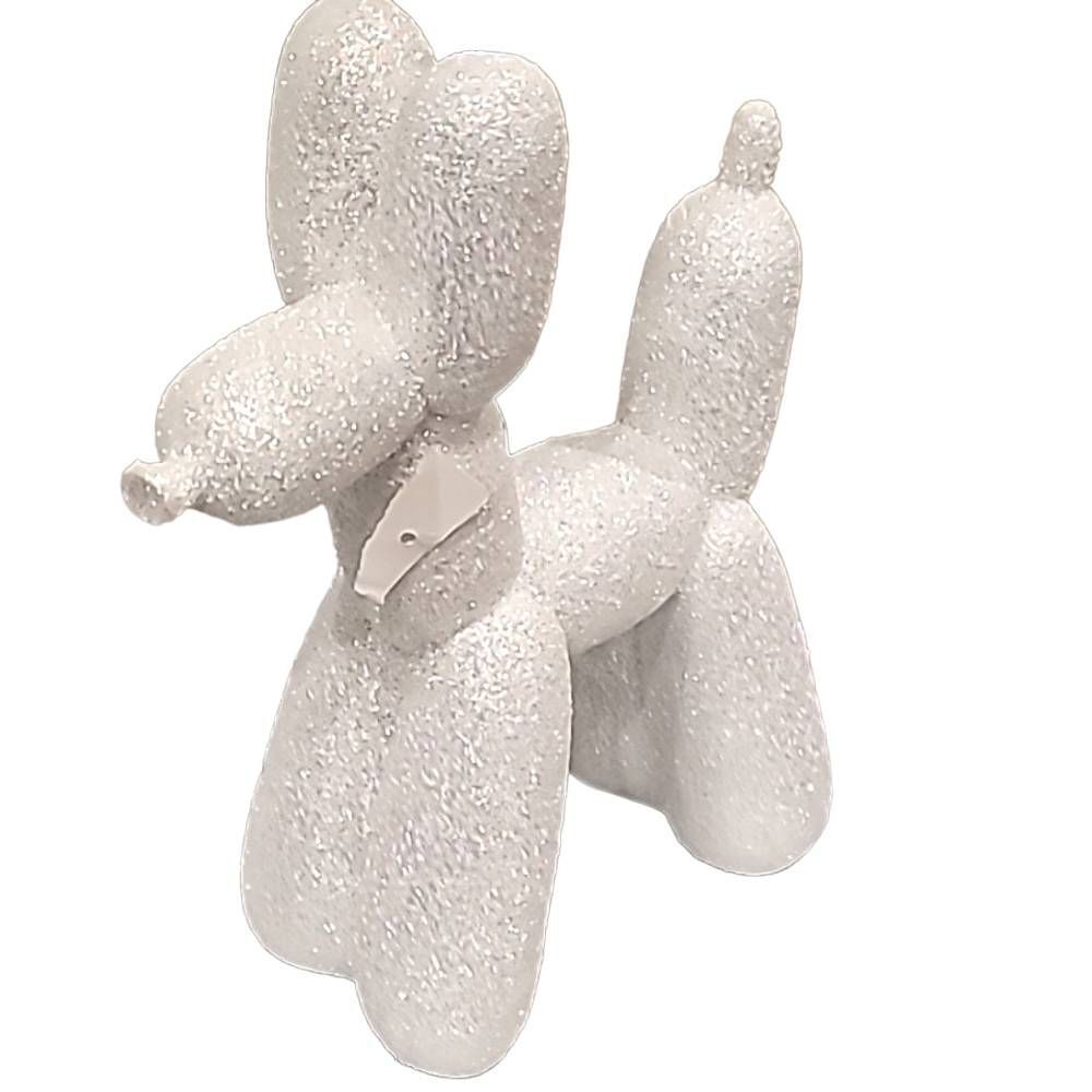 At Home Glitter Balloon Dog Decor